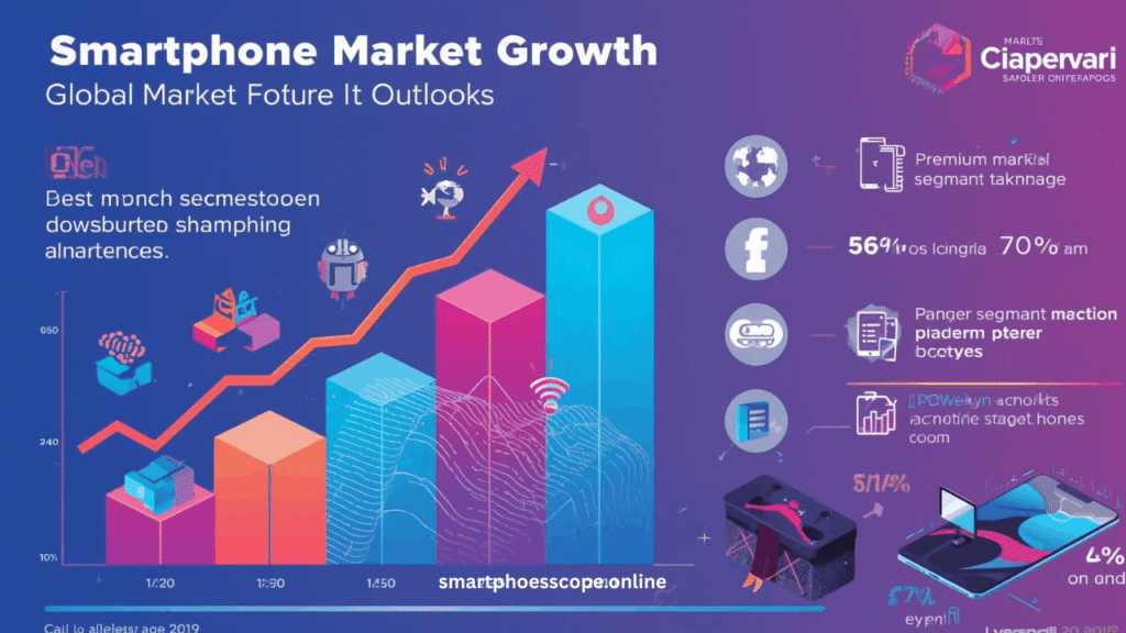 Global smartphone market growth trends 2026 outlook premium segment and AI integration chart