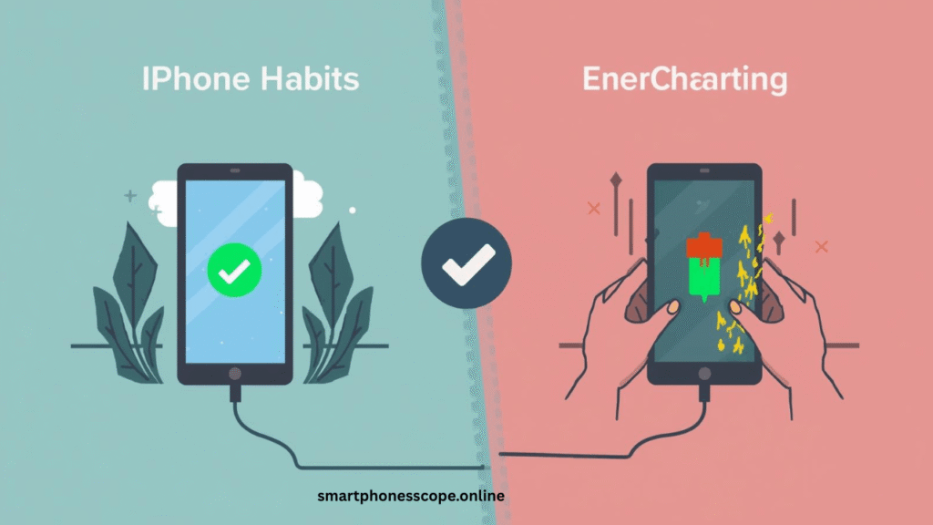 Correct vs incorrect phone charging methods for faster speeds"