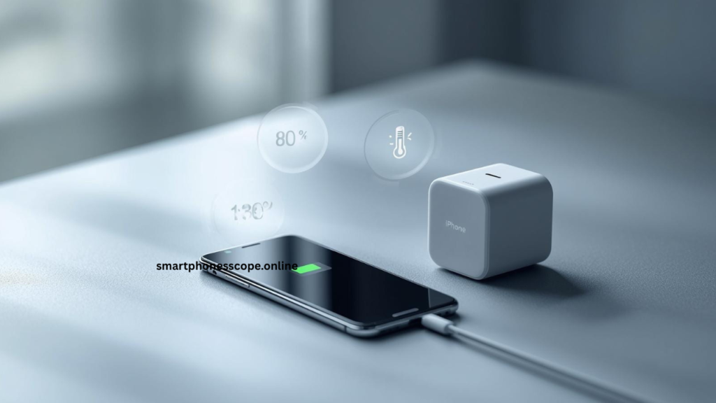 Safe phone charging practices in summer with original charger and optimal battery level