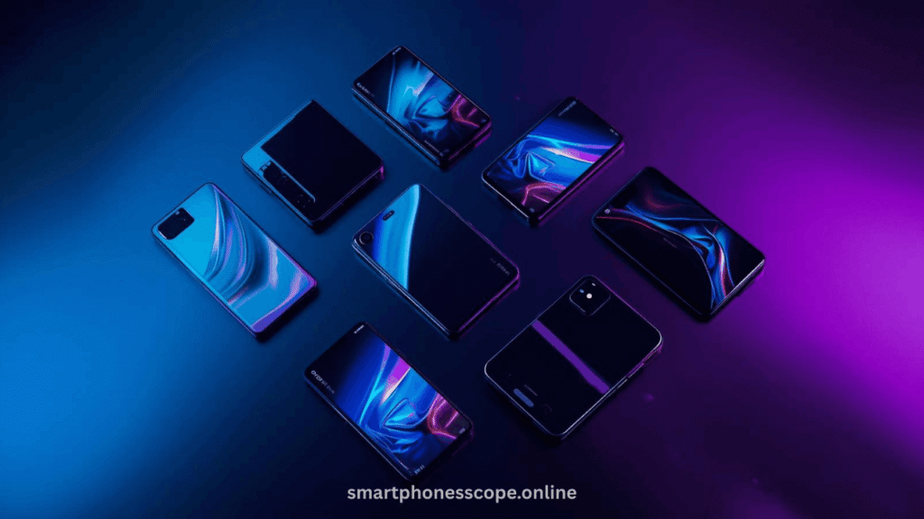 Upcoming smartphones 2026 lineup showing flagship
and foldable phones with futuristic design