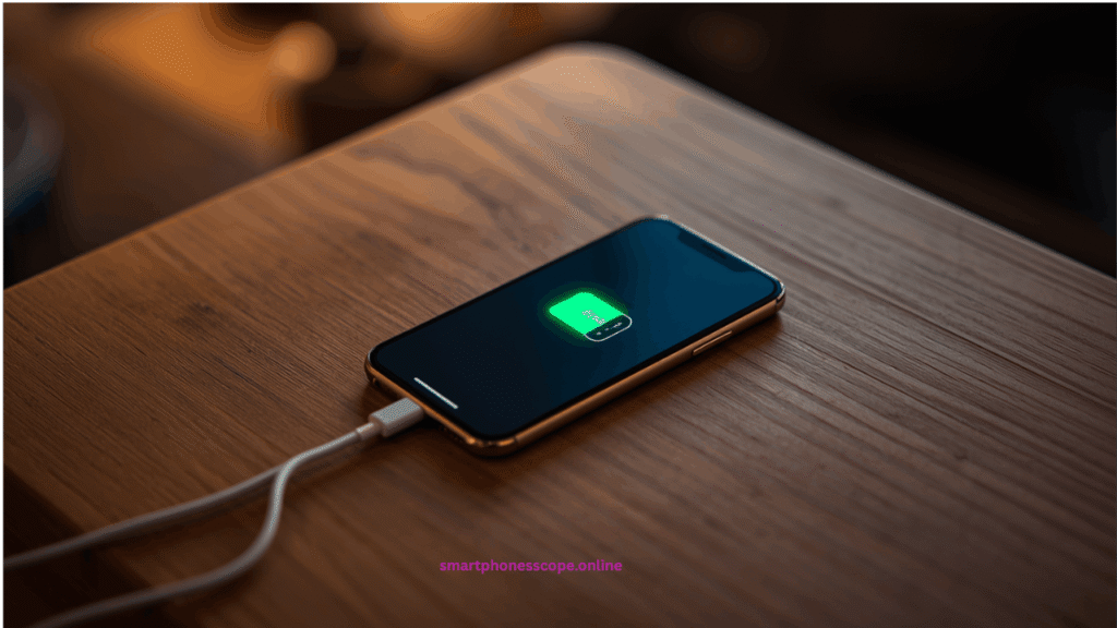 Fast charging 5000mAh battery on a budget smartphone in 2026