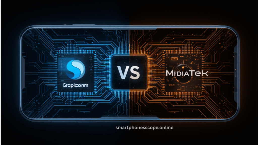 Snapdragon 8 Elite vs Dimensity 9400 processor comparison illustration